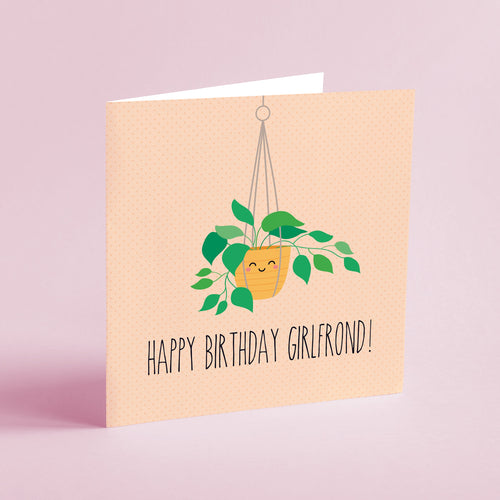 Happy Birthday Girlfrond! Greeting card