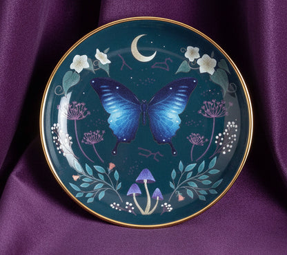 Midnight Moth Celestial Trinket Dish