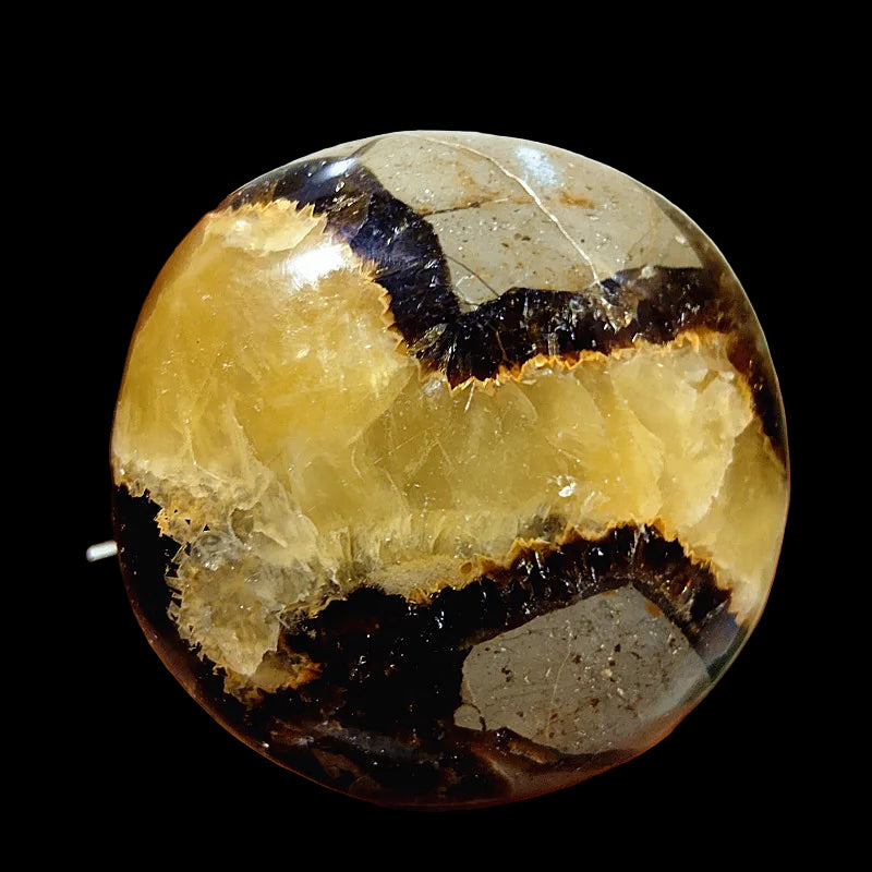Natural Stone Septarian Palm Healing Crystal Decorative Collection Stones