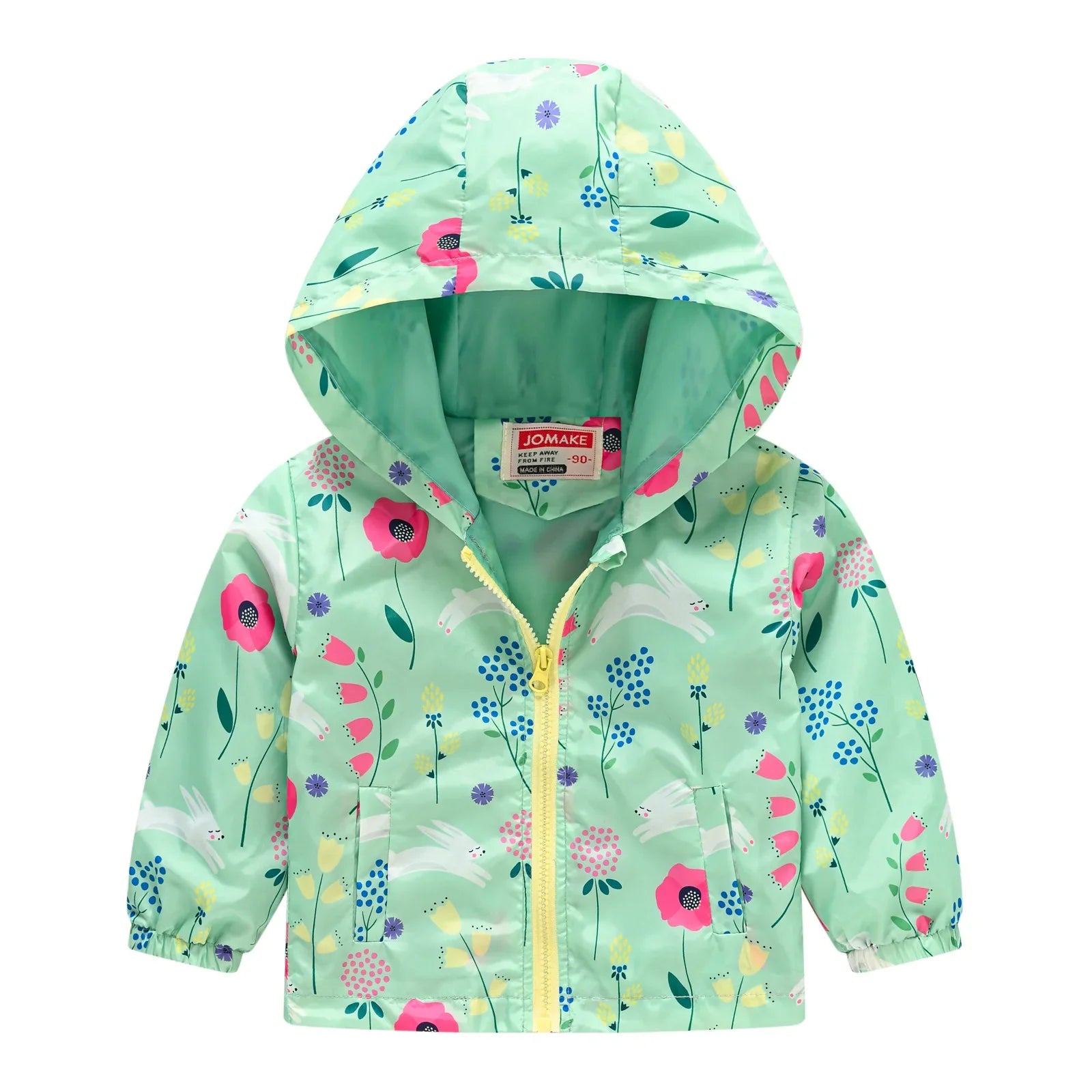Windbreaker Jacket with Hood and Zip for Children Multivariant-23