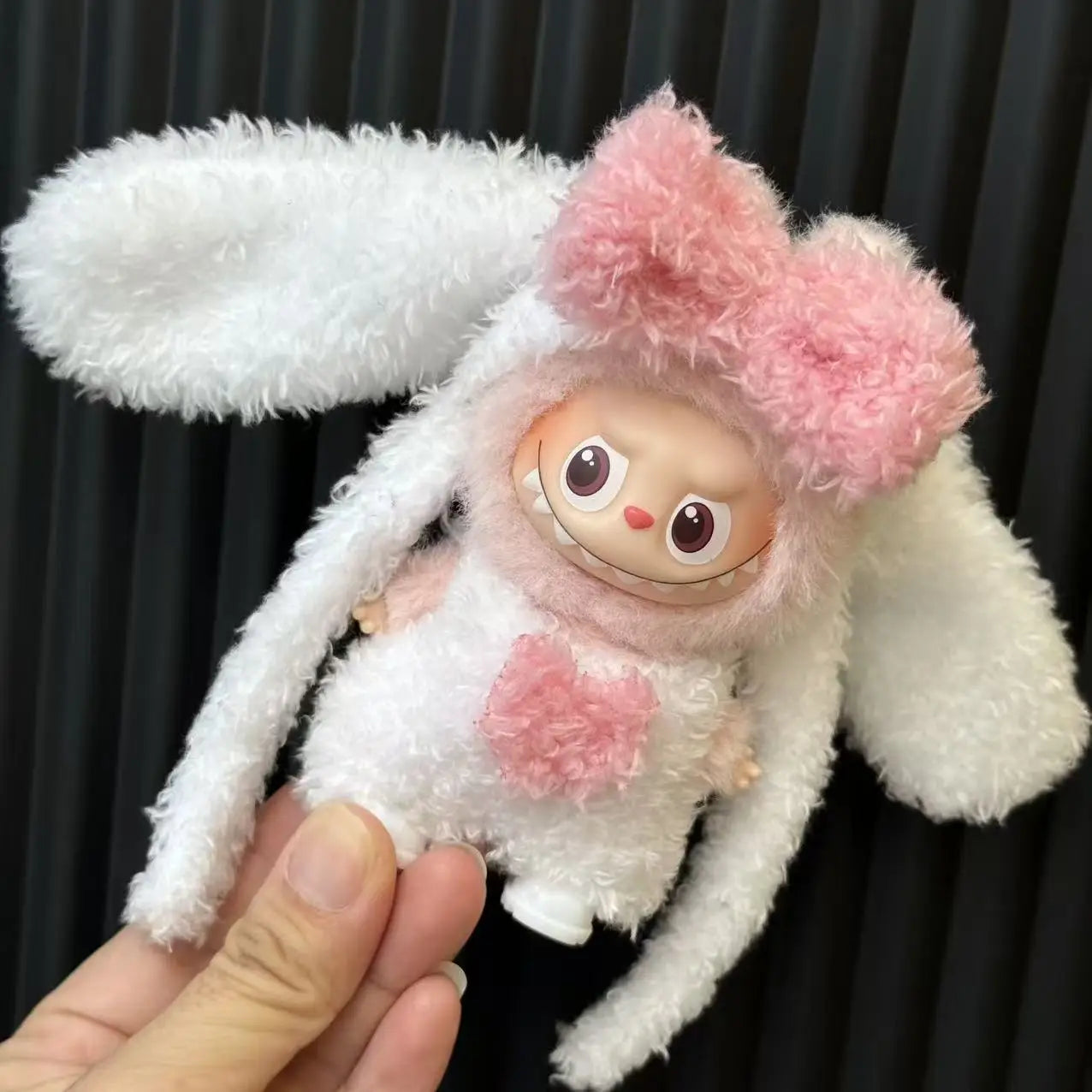 Mini Labubu Dress Pants Set for 10.5cm Labubu V4 the Monsters Pin Doll Clothes