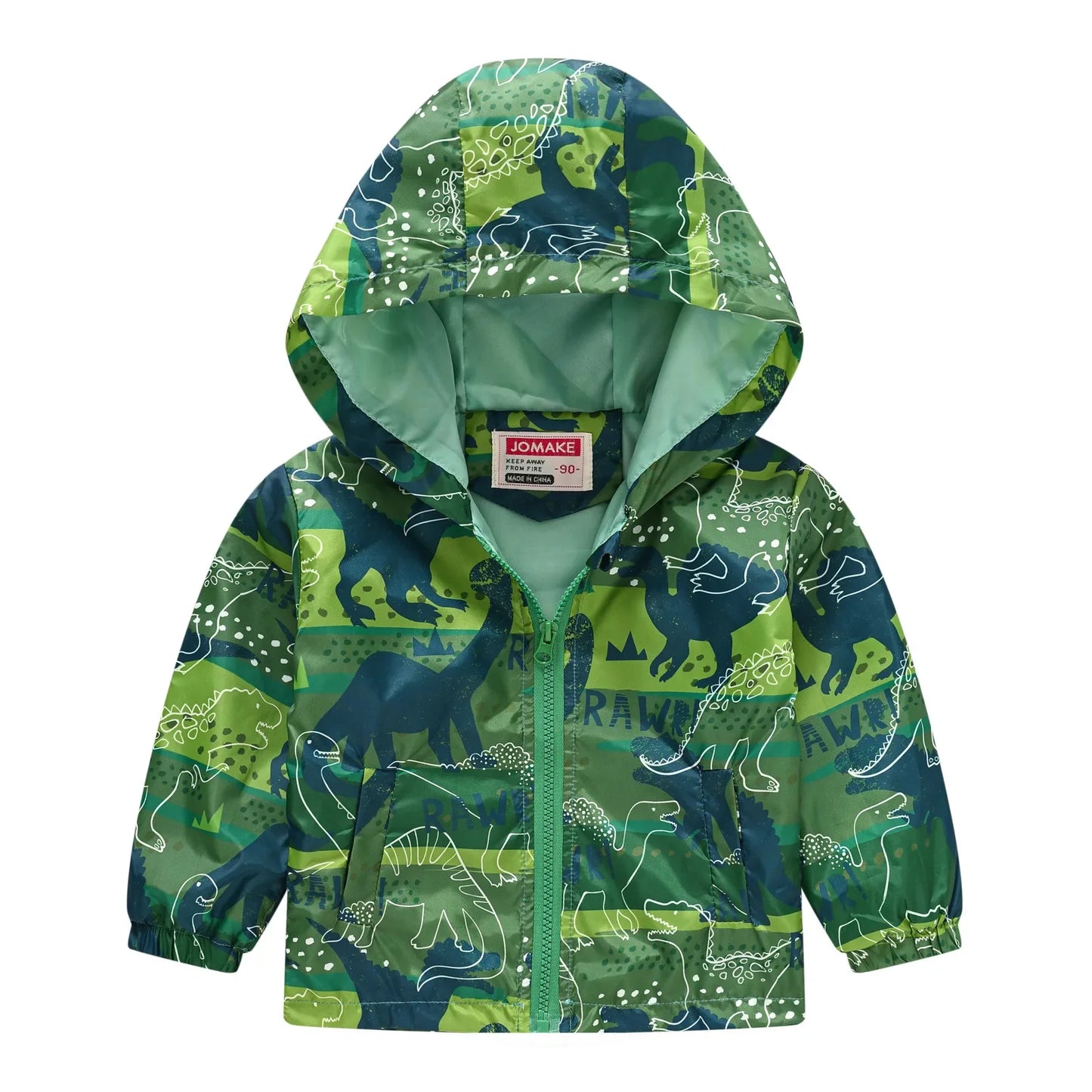 Windbreaker Jacket with Hood and Zip for Children Multivariant-9
