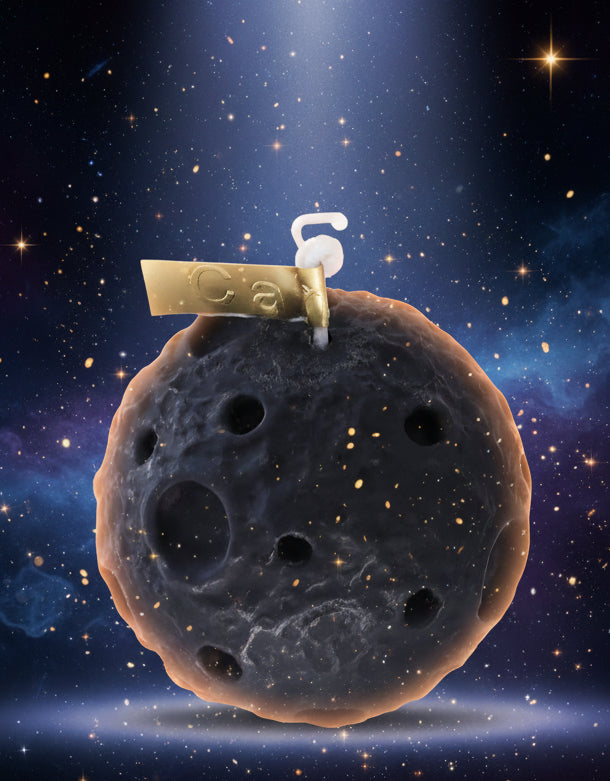 Black Moon and Full Moon Candles - Scented Ebony Agarwood for Serene Ambiance - Lucky Girl Gifts