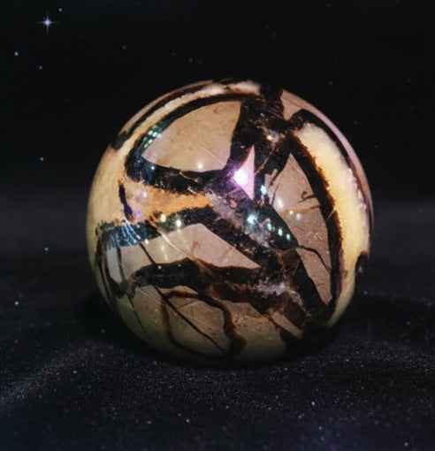Septarian Sphere Dragon Stone Crystal Ball