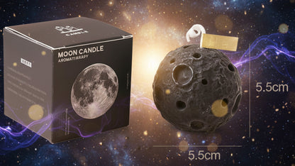 Black Moon and Full Moon Candles - Scented Ebony Agarwood for Serene Ambiance - Lucky Girl Gifts