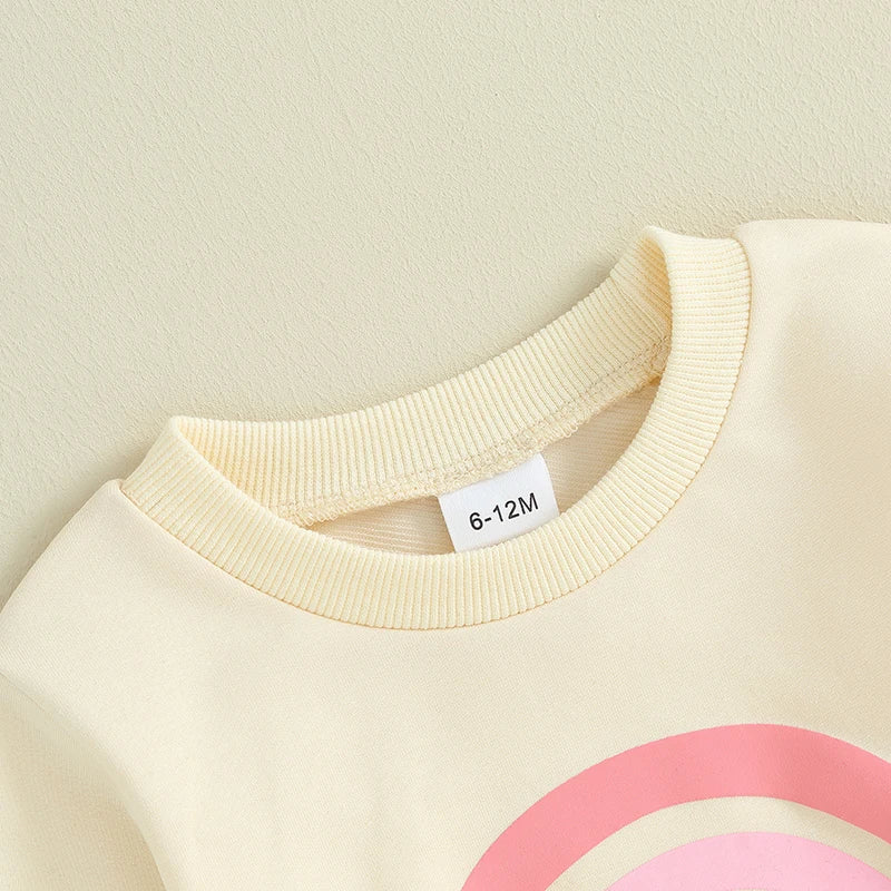 Pants and Sweatshirt Set with Rainbow Multivariant-4