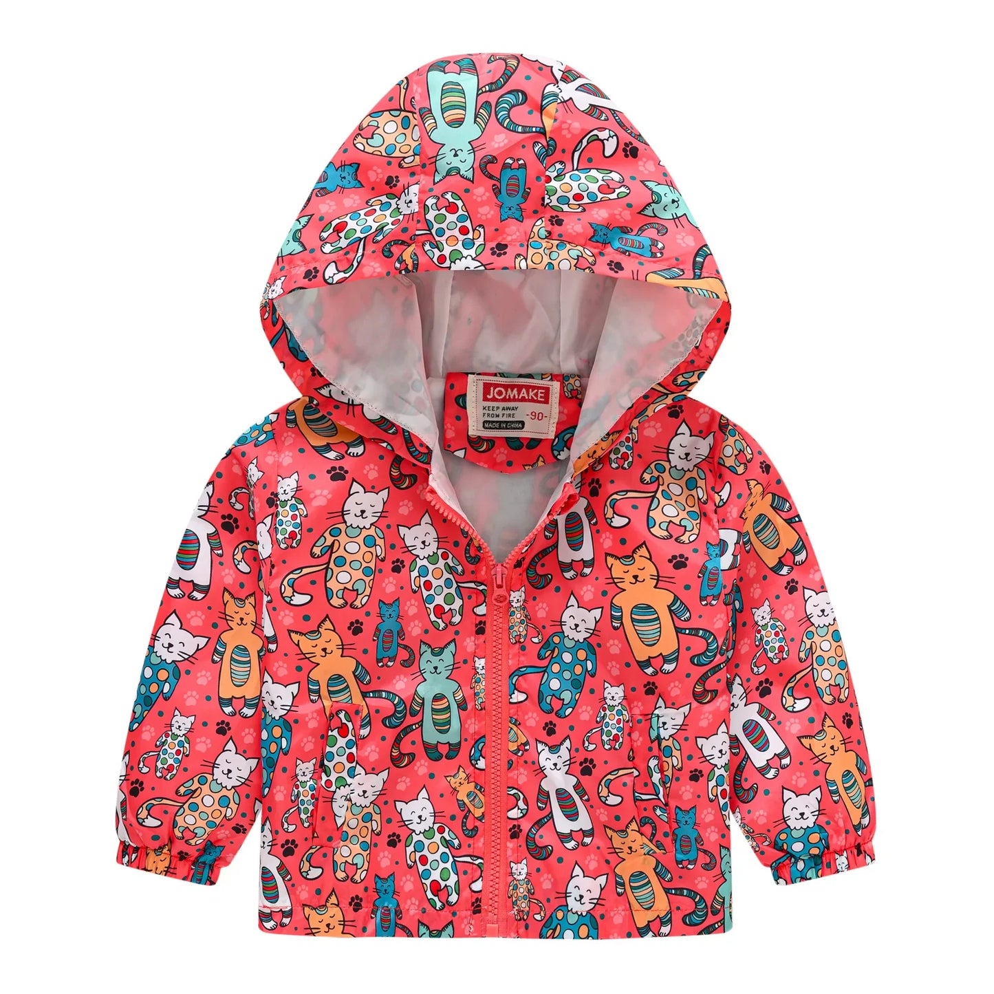 Windbreaker Jacket with Hood and Zip for Children Multivariant-20
