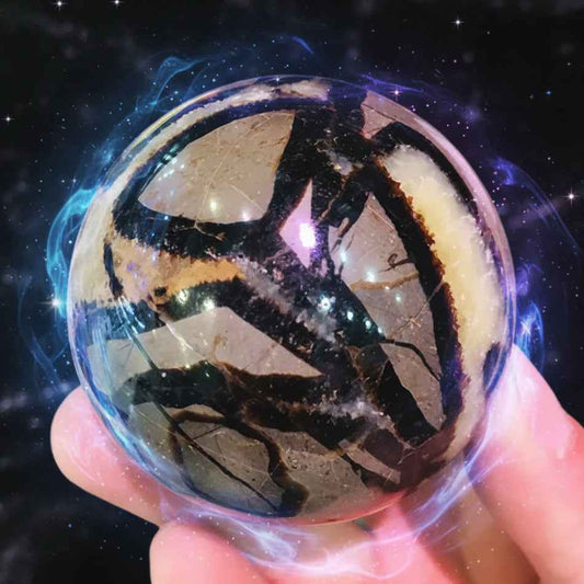 Septarian Sphere Dragon Stone Crystal Ball