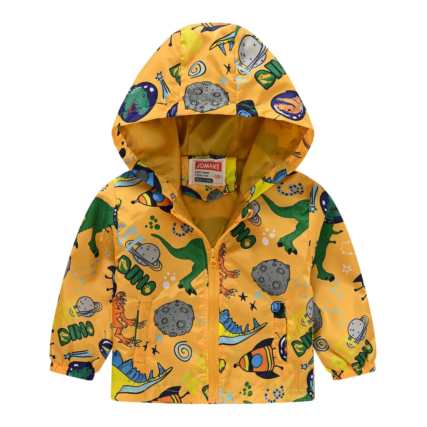 Windbreaker Jacket with Hood and Zip for Children Multivariant-7