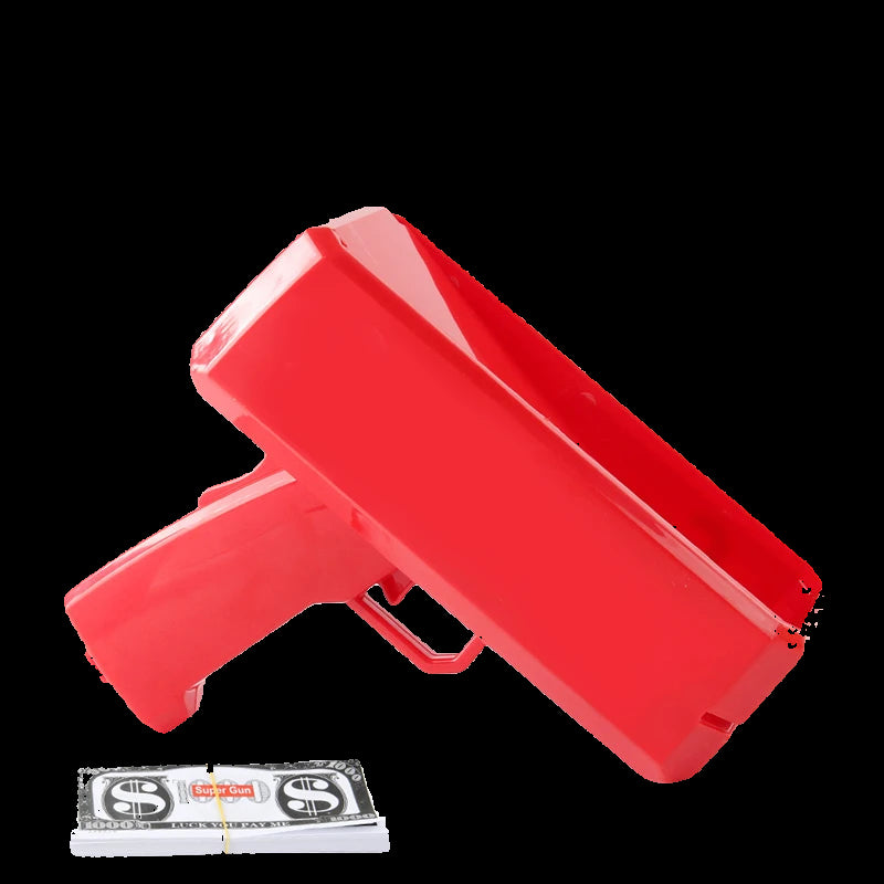 Handheld Cash Shooter for Wedding Birthday Bachelor Party Props Spray Money Gun