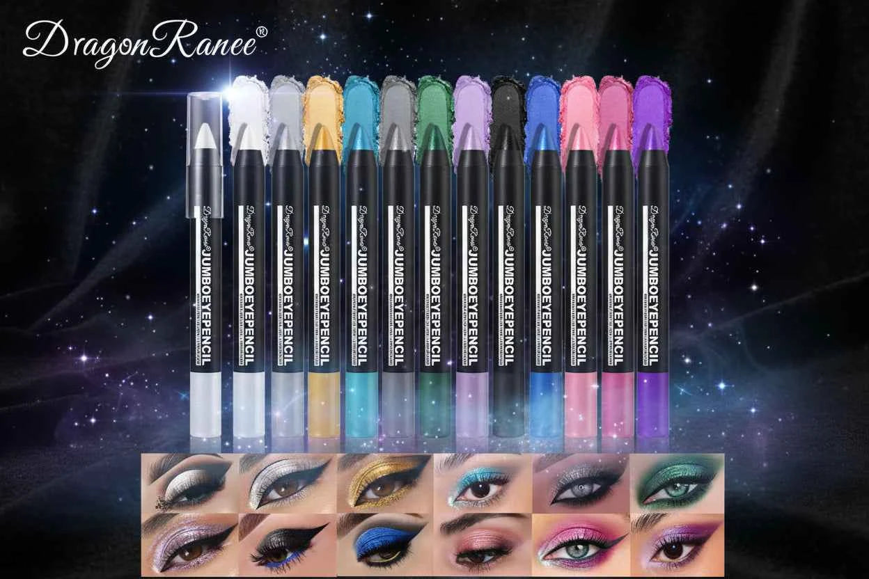 Waterproof Pearlescent Metallic Glitter Eyeshadow Pencil