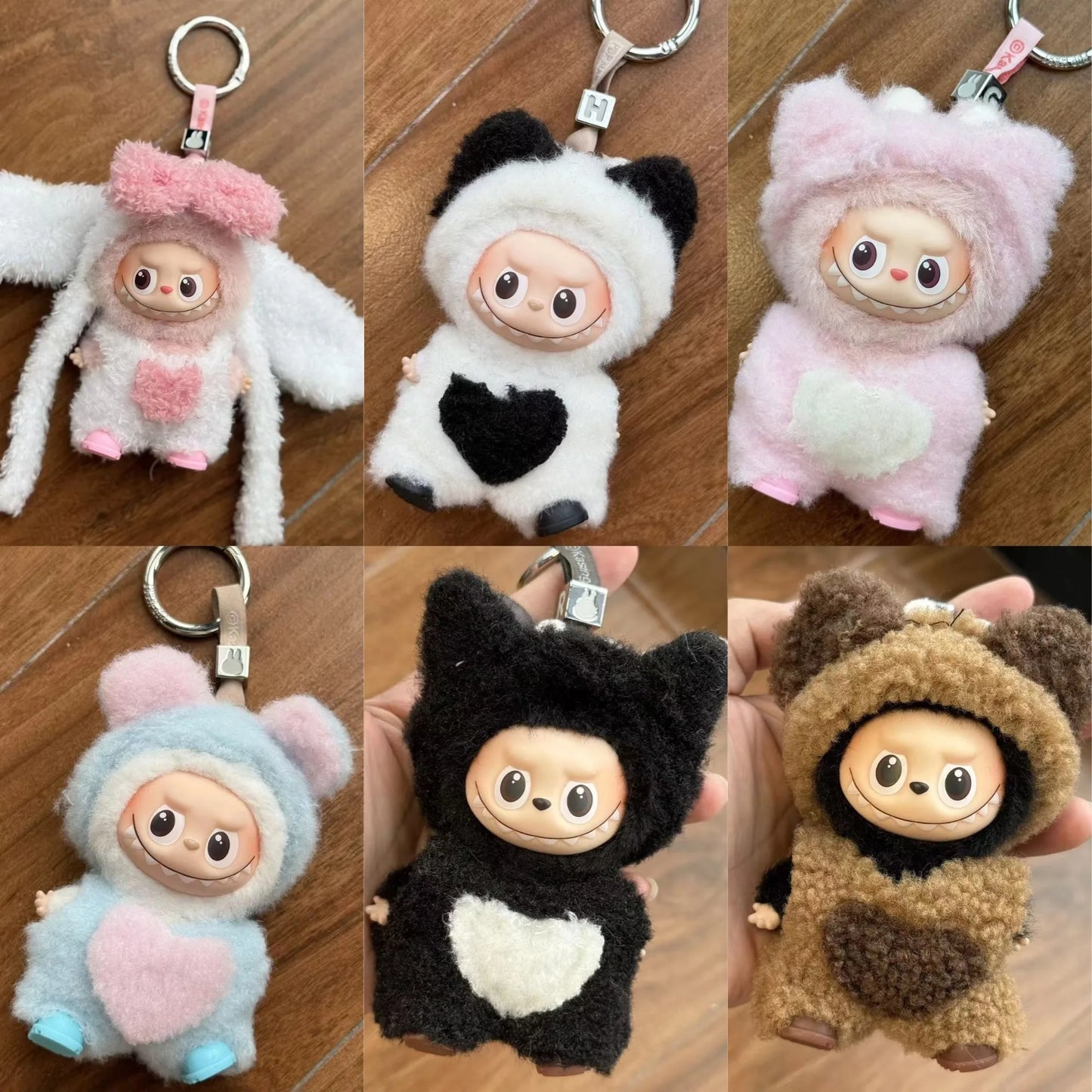 Mini Labubu Dress Pants Set for 10.5cm Labubu V4 the Monsters Pin Doll Clothes