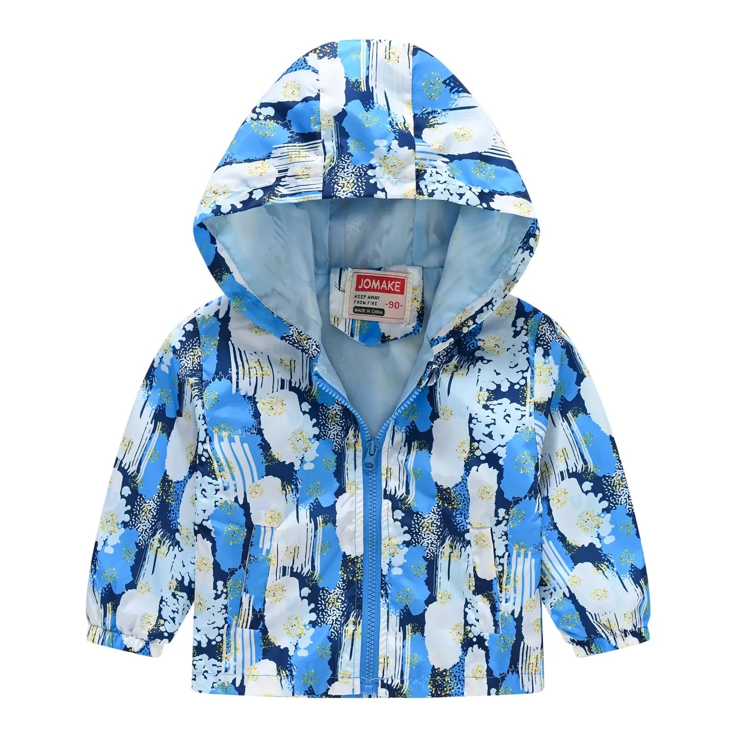 Windbreaker Jacket with Hood and Zip for Children Multivariant-11