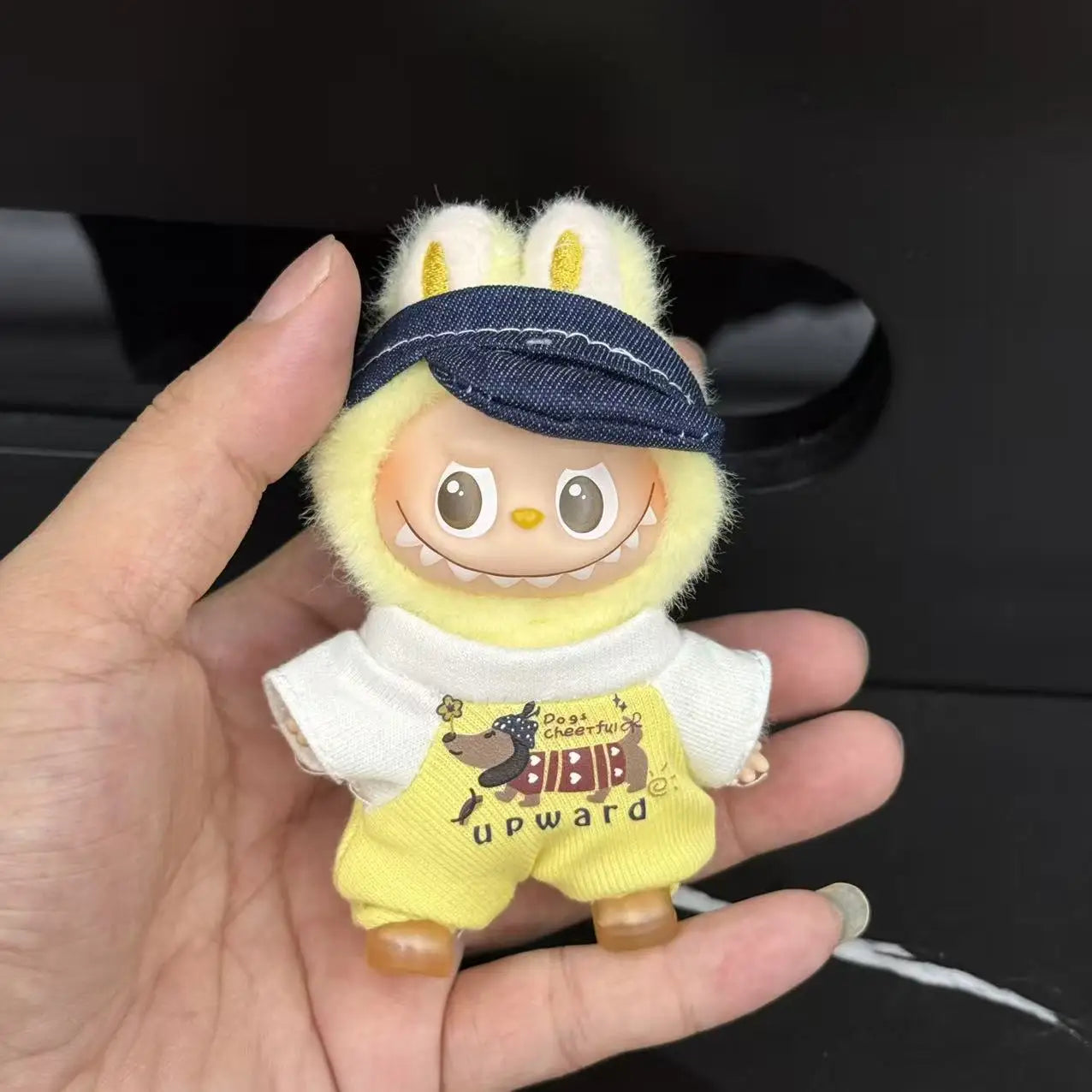 Mini Labubu Dress Pants Set for 10.5cm Labubu V4 the Monsters Pin Doll Clothes