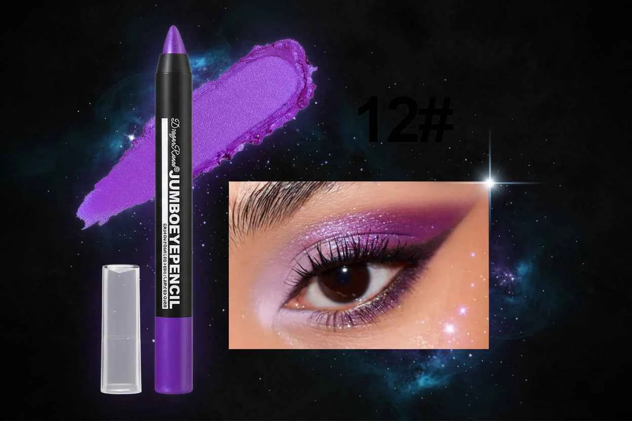 Waterproof Pearlescent Metallic Glitter Eyeshadow Pencil