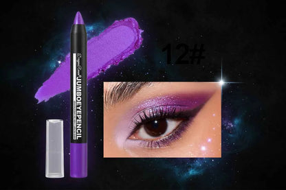 Waterproof Pearlescent Metallic Glitter Eyeshadow Pencil