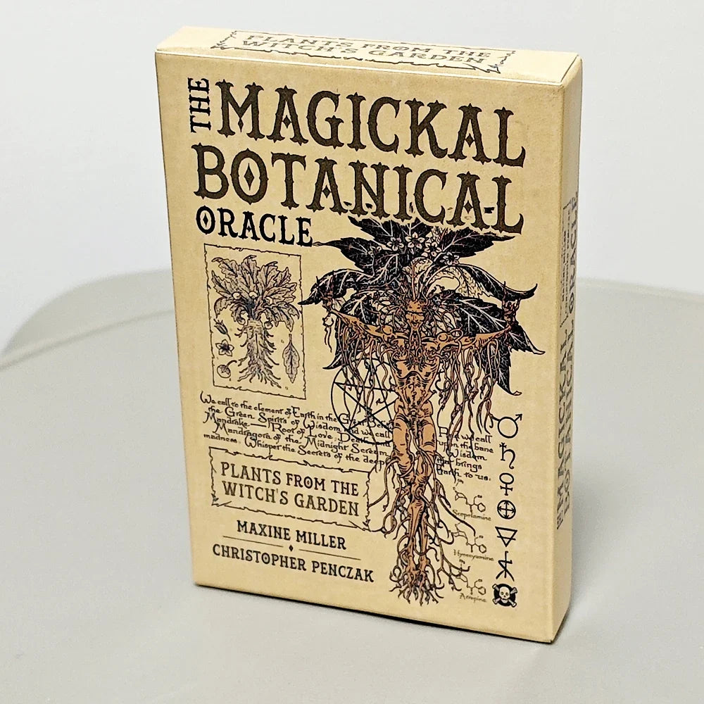 The Magickal Botanical Oracle packaging on a white background