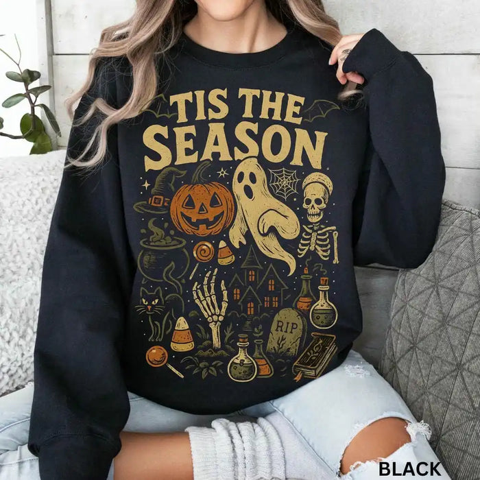 'Tis The Season Halloween Sweatshirt - Lucky Girl Gifts