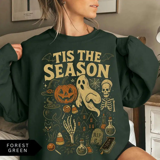 'Tis The Season Halloween Sweatshirt - Lucky Girl Gifts