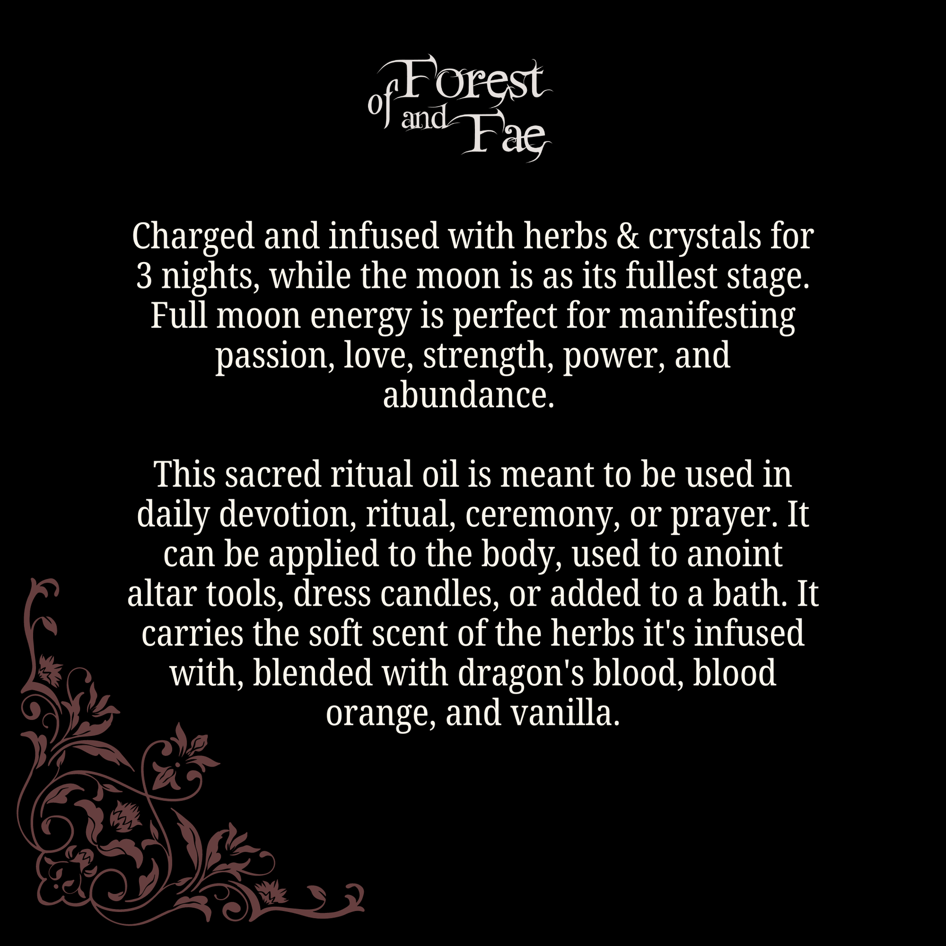 Attraction Ritual Oil for Witchy Love & Abundance Magic - Lucky Girl Gifts
