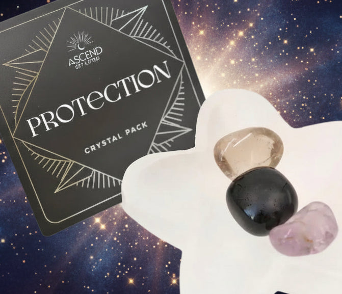 Intention Crystals Protection Set for Spiritual Well-Being - Lucky Girl Gifts