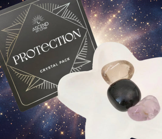 Intention Crystals Protection Set for Spiritual Well-Being - Lucky Girl Gifts