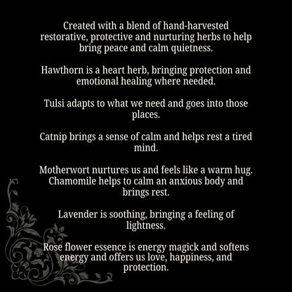 Serenity Calming Herbal Tincture Elixir for Peace - Lucky Girl Gifts