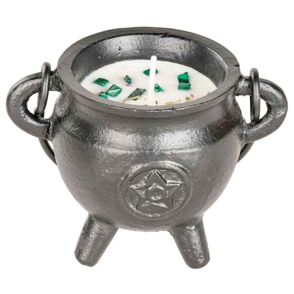 CAULDRON CANDLES: NEW BEGINNINGS (CLEAR QUARTZ) - Lucky Girl Gifts