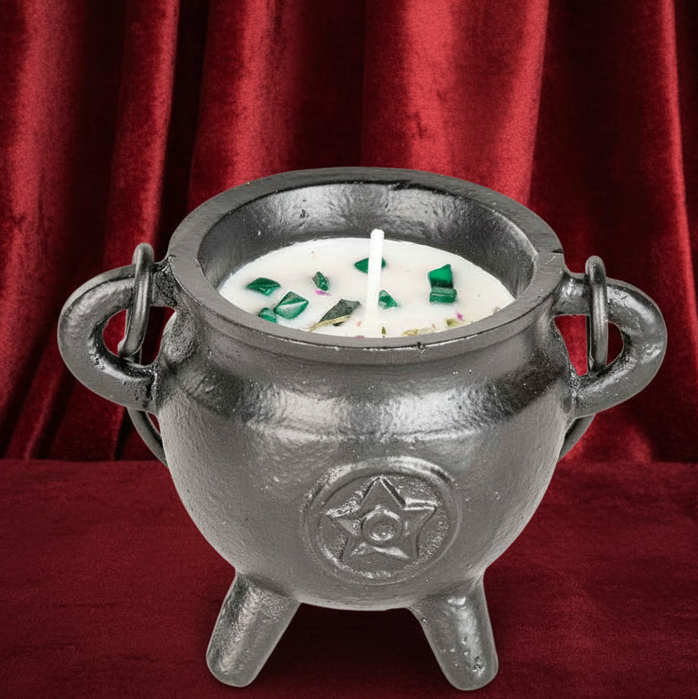 CAULDRON CANDLES: WISDOM (LAPIS) - Lucky Girl Gifts