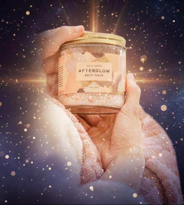 Afterglow Bath Salts with Floral Essential Oils for Relaxation - Lucky Girl Gifts