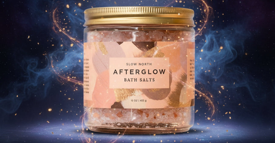 Afterglow Bath Salts with Floral Essential Oils for Relaxation - Lucky Girl Gifts