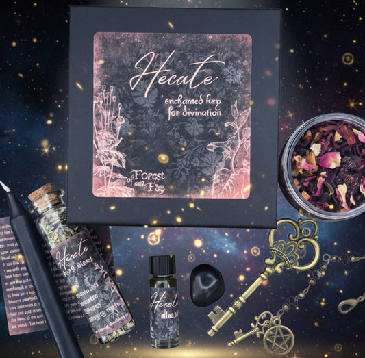 Hecate Enchanted Key Kit - Witch Kit for Rituals and Spells - Lucky Girl Gifts