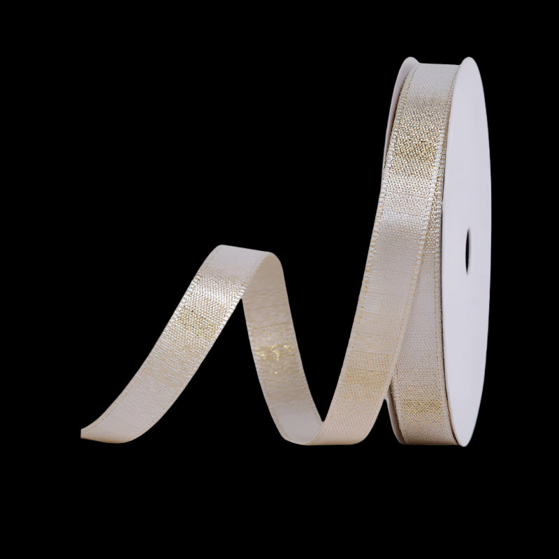 Gold ribbon on a white spool with size label '10Y 09mm' on a white background