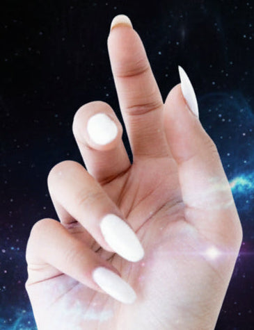 Full Moon Crystal Nail Polish | White | Crystal Infused for Radiant Nails - Lucky Girl Gifts
