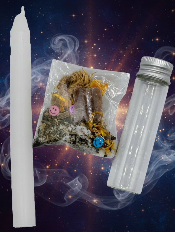 Banishing Negativity Spell Kit for Positive Energy and Harmony - Lucky Girl Gifts