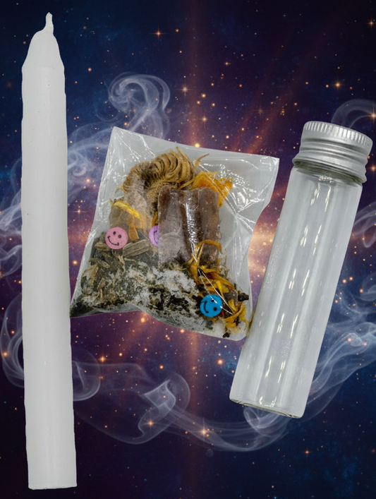 Banishing Negativity Spell Kit for Positive Energy and Harmony - Lucky Girl Gifts