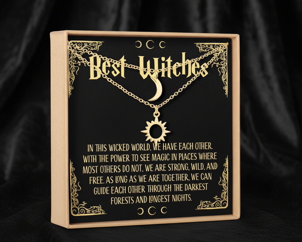 Best Witches Necklace, Multiple Styles - Lucky Girl Gifts