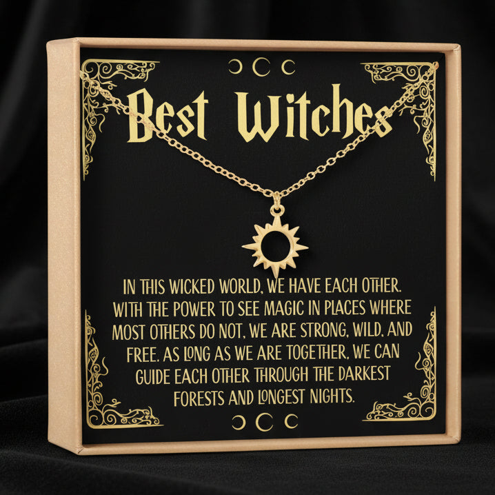 Best Witches Necklace, Multiple Styles - Lucky Girl Gifts