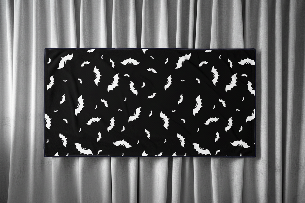 Blackout Batty Beach Towel - Lucky Girl Gifts