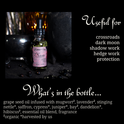 Hecate Ritual Oil for Sacred Altar and Spell Work - Lucky Girl Gifts