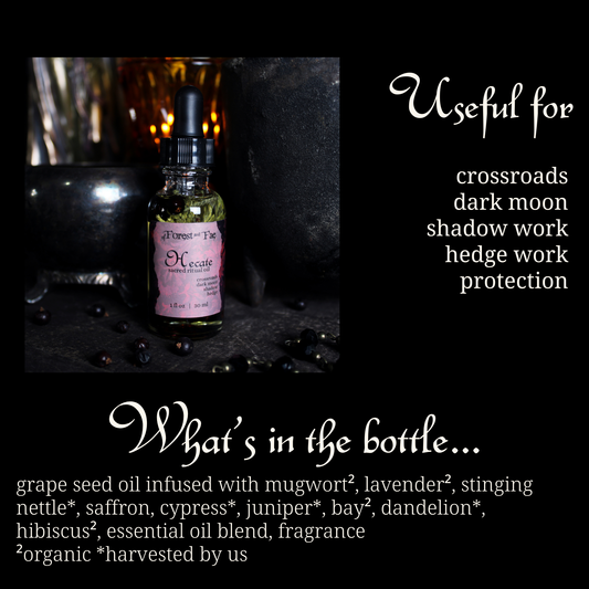 Hecate Ritual Oil for Sacred Altar and Spell Work - Lucky Girl Gifts