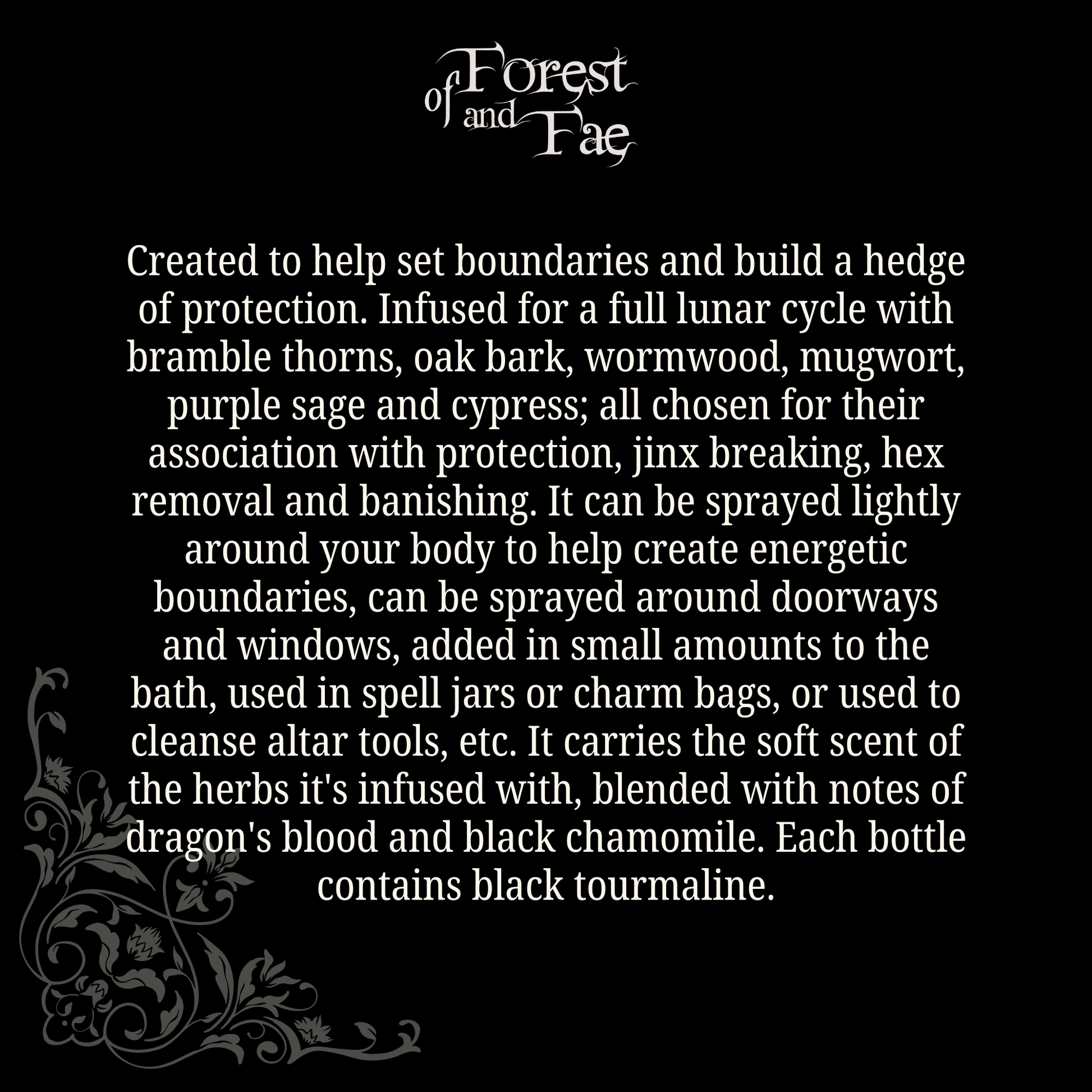 Shielding Ritual Spray - Crystal Infused Protection for Witchcraft - Lucky Girl Gifts
