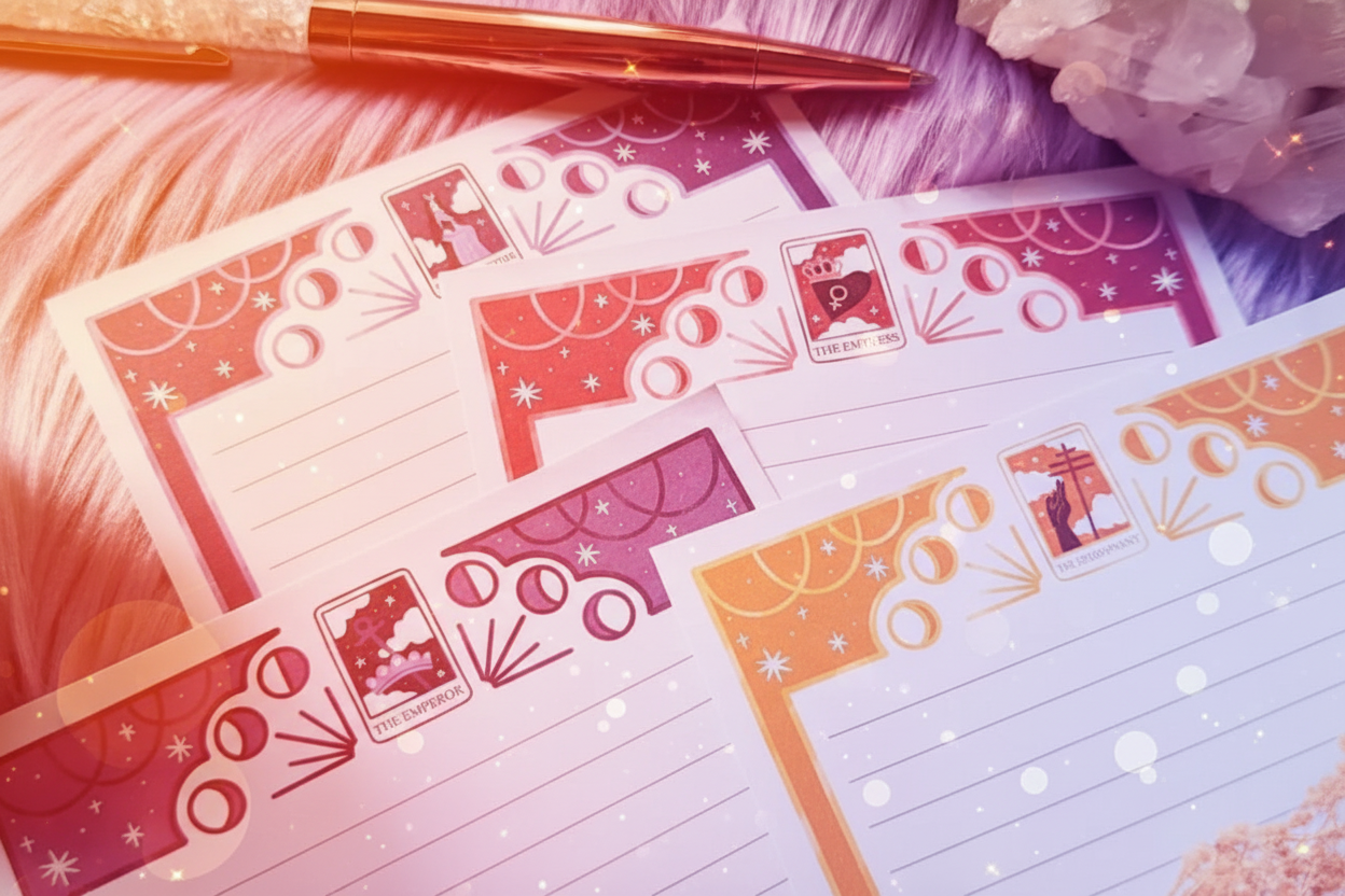 Tarot Notepad - Major Arcana, Memo, Notebook, Colorful-0