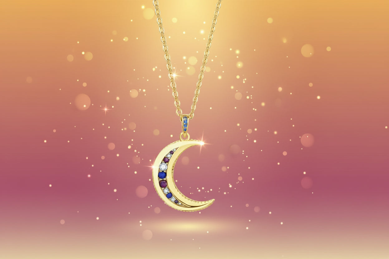 CELESTE MOON NECKLACE-0