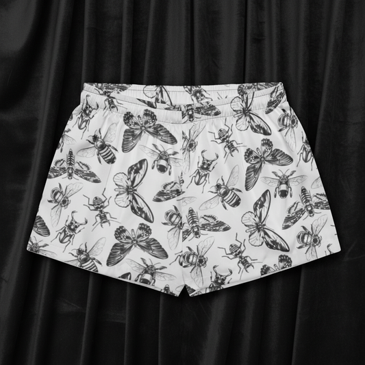 Skirt with insect pattern on a white background