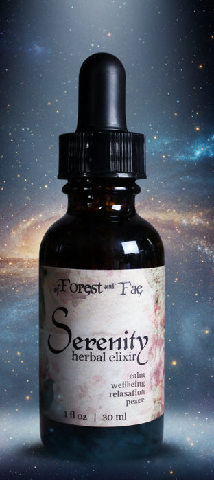 Serenity Calming Herbal Tincture Elixir for Peace - Lucky Girl Gifts
