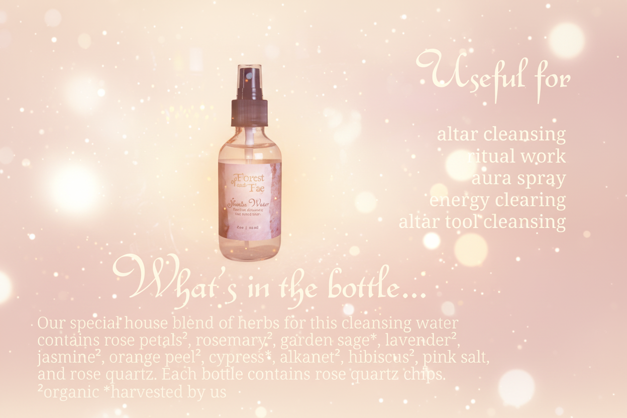 Herb Infused Florida Water • Crystal Infused • Witchcraft-2