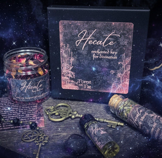 Hecate Enchanted Key Kit - Witch Kit for Rituals and Spells - Lucky Girl Gifts