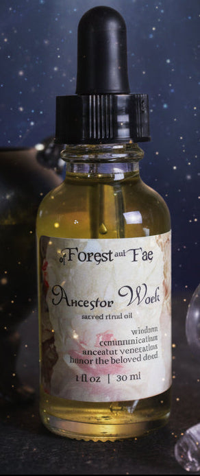 Ancestor Work Sacred Ritual Oil | Altar Oil for Witchcraft | Ancestor Ritual Oil - Lucky Girl Gifts