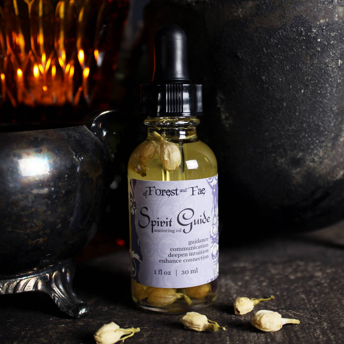 Spirit Guide Anointing Oil • Herb Infused Ritual Oil - Lucky Girl Gifts
